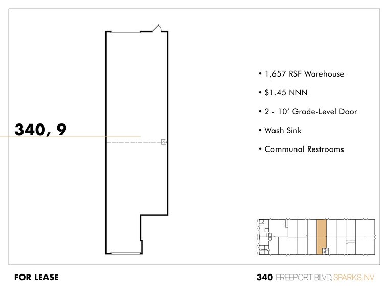 More Photos Of 340 Freeport Blvd, Sparks Flex For Lease