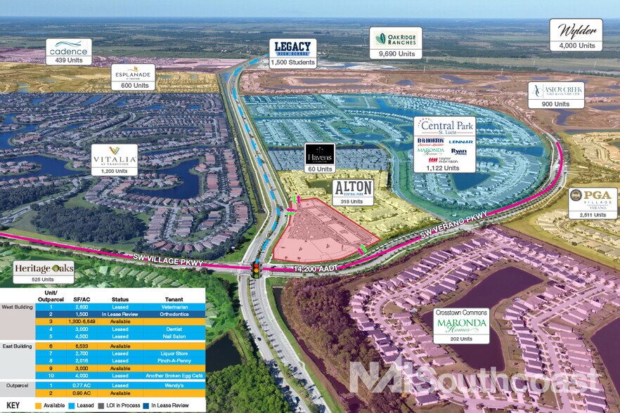 More Photos Of 0 Crosstown Pkwy & SW Village Pkwy, Port Saint Lucie Land For Lease