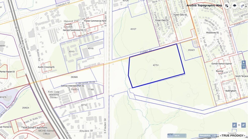 More Photos Of Foster Dr @ Hwy 75, Conroe Land For Sale