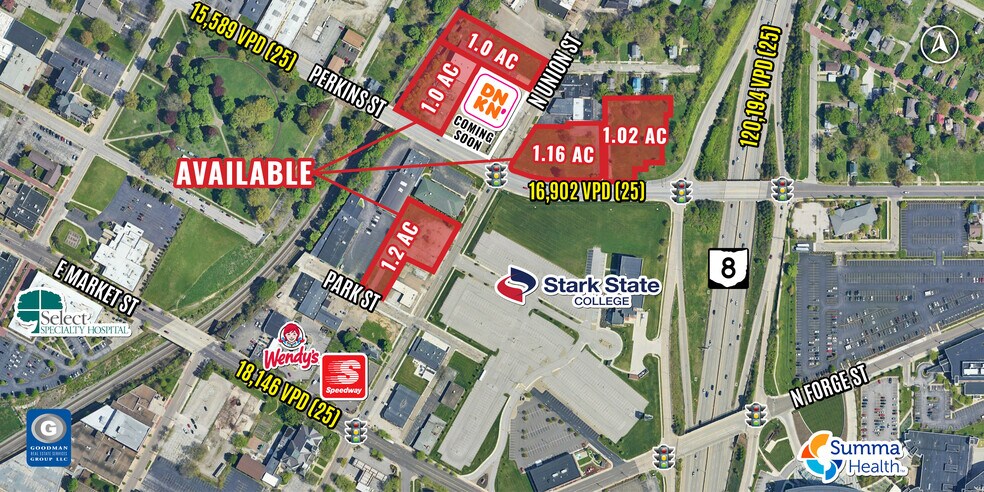 Primary Photo Of 110 N Union St, Akron Land For Lease