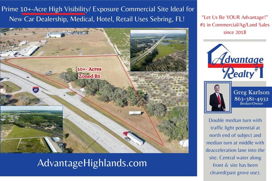 Primary Photo Of 4906 Us Highway 27 S, Sebring Land For Sale
