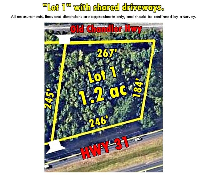 More Photos Of 16393 Highway 31, Tyler Land For Sale