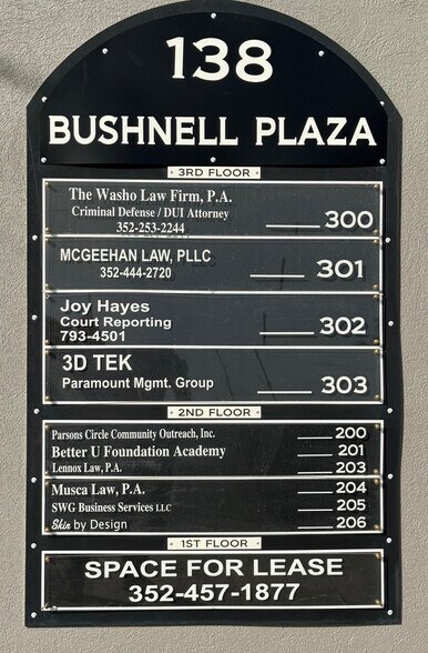 More Photos Of 138 Bushnell Plz, Bushnell Office For Lease