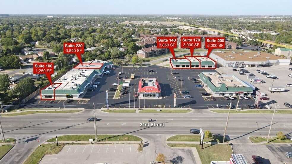 More Photos Of 6100-6160 E 21st St, Wichita Unknown For Lease