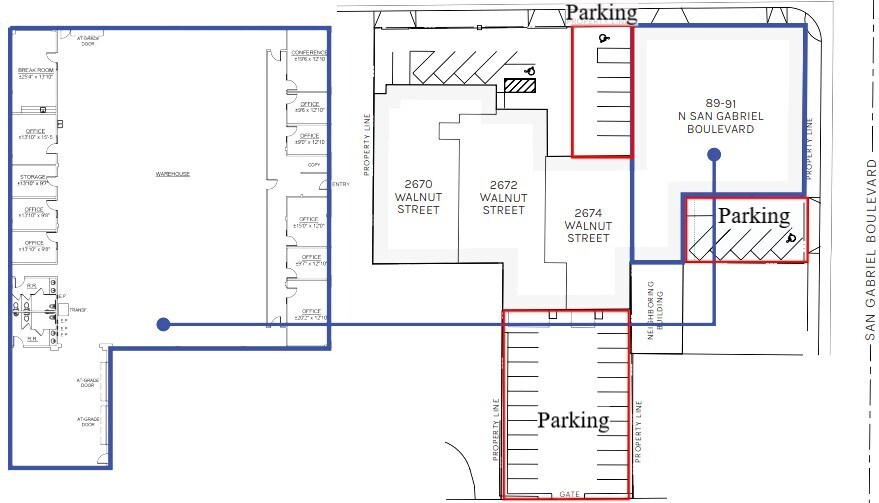 More Photos Of 89-91 N San Gabriel Blvd, Pasadena Warehouse For Lease