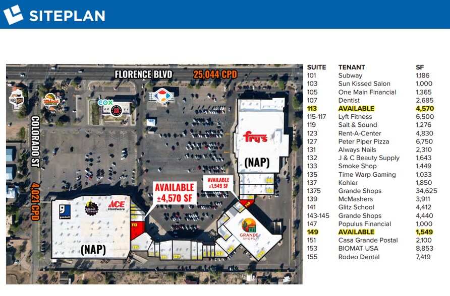 More Photos Of 1355-1377 E Florence Blvd, Casa Grande Storefront For Lease