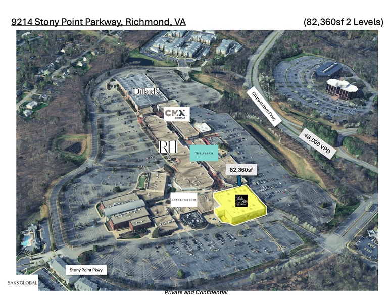 More Photos Of 9214 Stony Point Pky, Richmond Department Store For Sale
