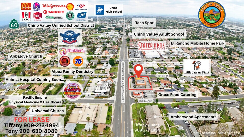 More Photos Of 4625-4637 Riverside Dr, Chino General Retail For Lease