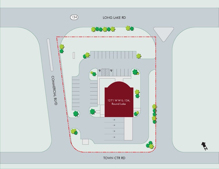 More Photos Of 1271 W Il Route 134, Round Lake Bank For Lease
