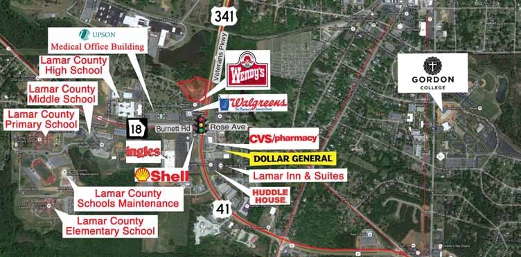 More Photos Of Hwy 341 N, Barnesville Land For Sale