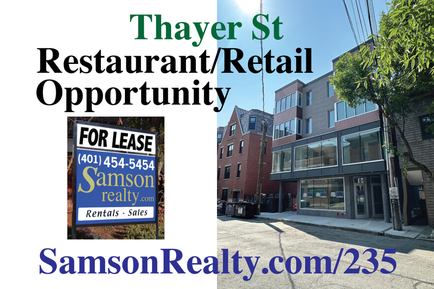 Primary Photo Of Thayer St, Providence Restaurant For Lease