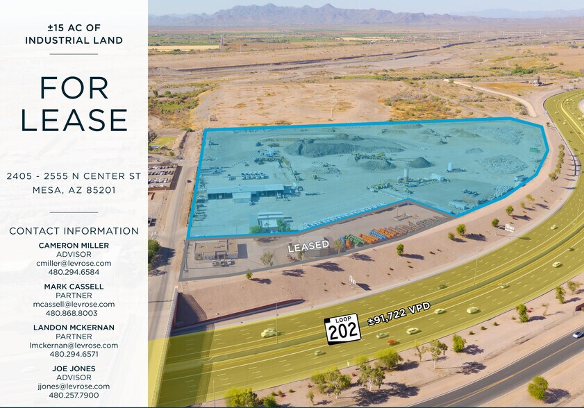 More Photos Of 2555 N Center St, Mesa Land For Lease