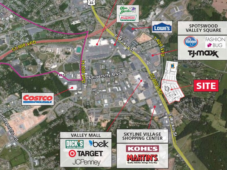 Primary Photo Of E Market St, Harrisonburg Land For Lease