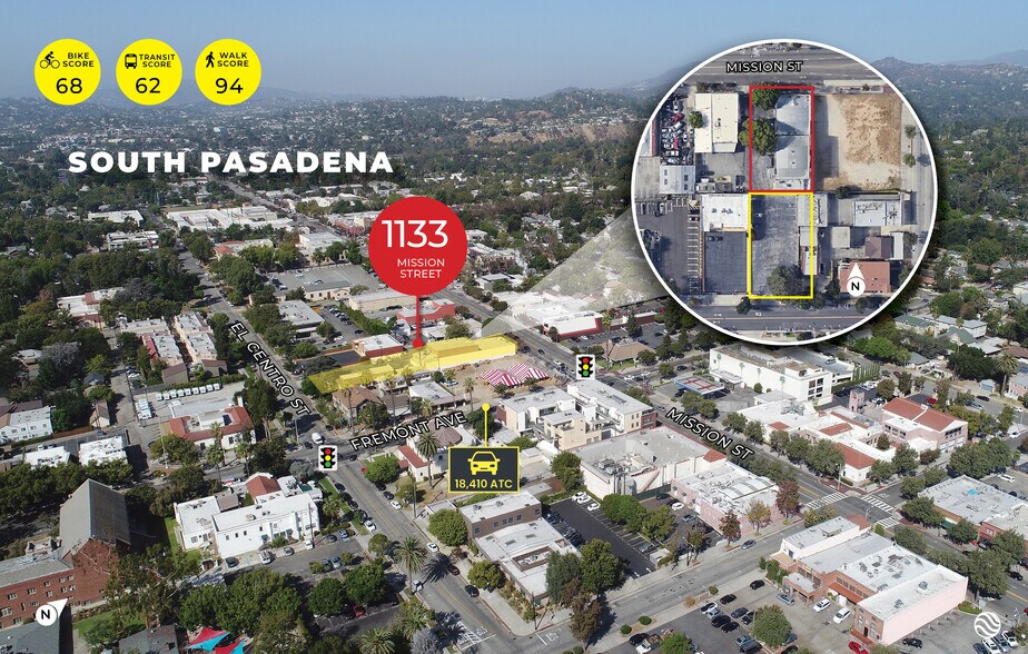 More Photos Of 1133 Mission St, South Pasadena Showroom For Lease