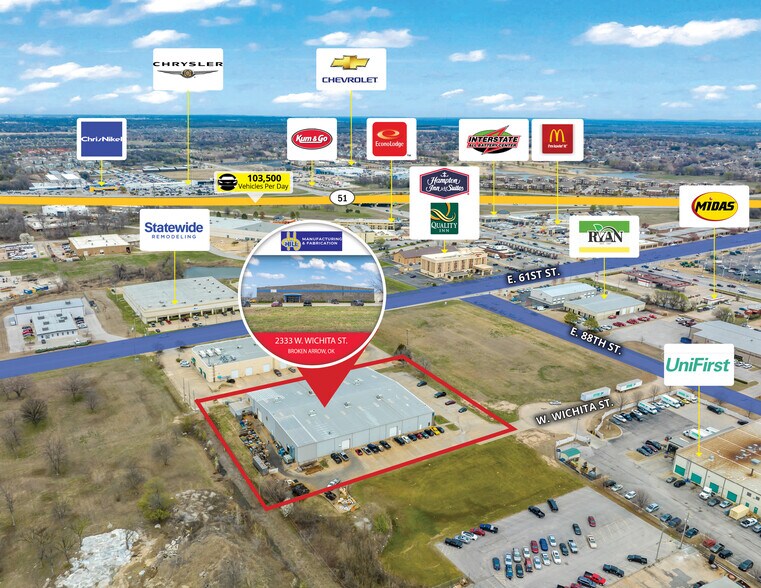 More Photos Of 2333 W Wichita St, Broken Arrow Manufacturing For Sale