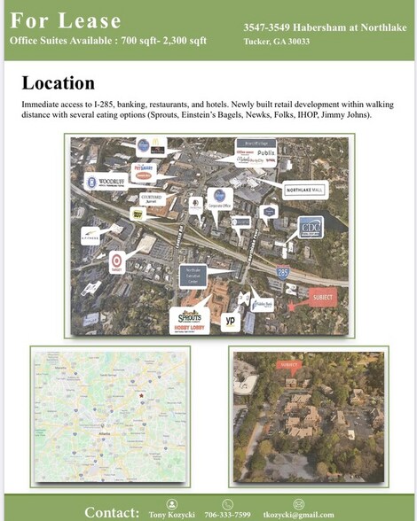 More Photos Of 3547 Habersham At Northlake, Tucker Medical For Lease