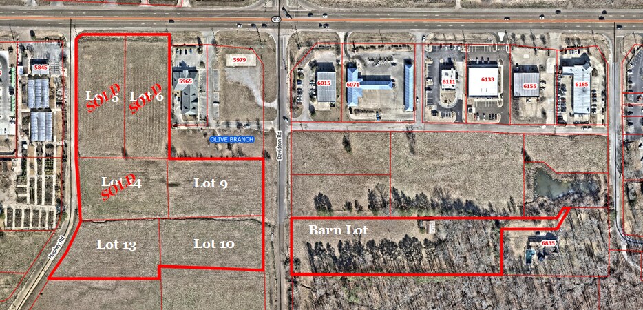 More Photos Of Goodman Rd & Davidson Rd, Olive Branch Land For Sale