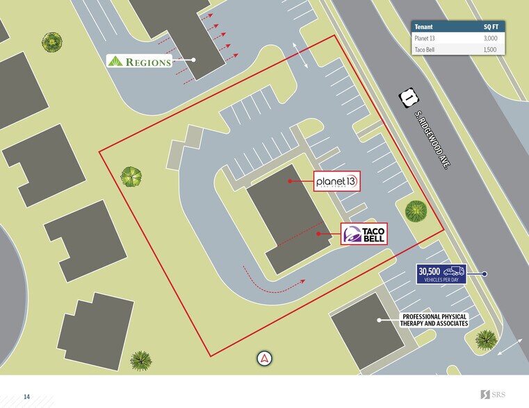 More Photos Of 1308 S Ridgewood Ave, Edgewater Storefront For Sale