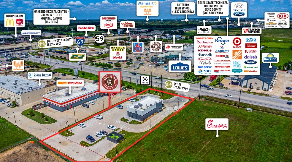 More Photos Of 3536 SH 36 S, Rosenberg Fast Food For Sale