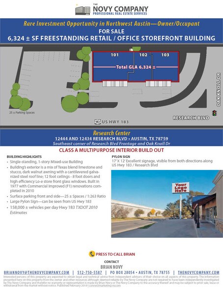 More Photos Of 12444 Research Blvd, Austin Storefront Retail Office For Sale