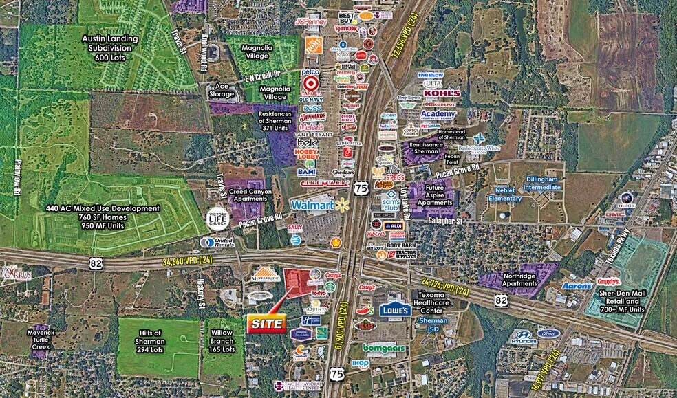 More Photos Of 2916 Hwy 75, Sherman Storefront For Lease