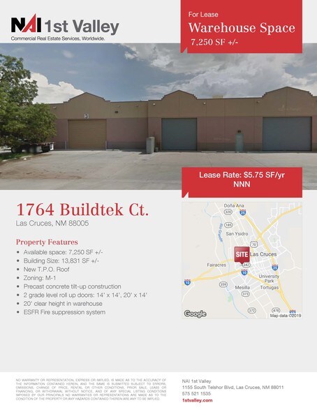 More Photos Of 1764-1774 Buildtek Ct, Las Cruces Distribution For Lease