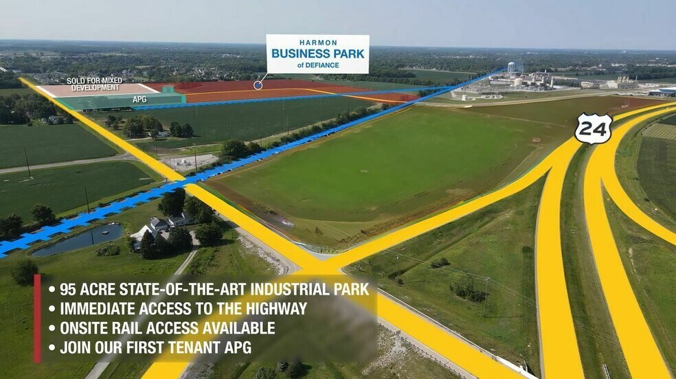 More Photos Of E Commerce Dr, Defiance Land For Sale