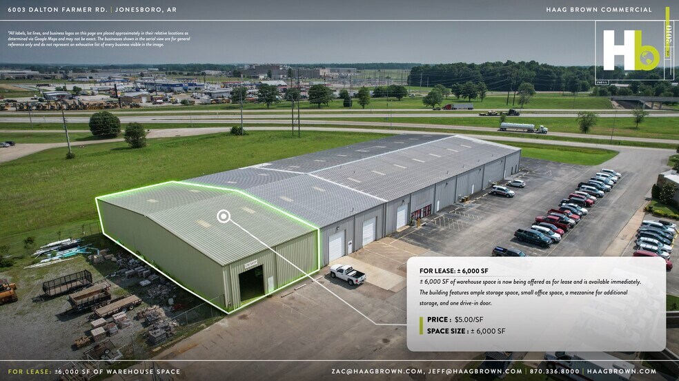 More Photos Of 6003 Dalton Farmer Dr, Jonesboro Warehouse For Lease