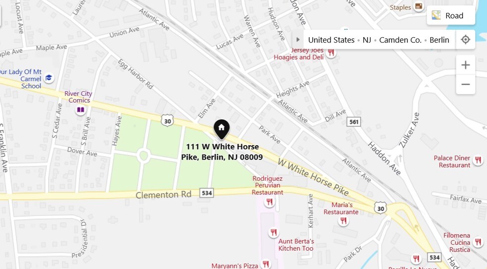 More Photos Of 111 W White Horse Pike, Berlin General Retail For Sale