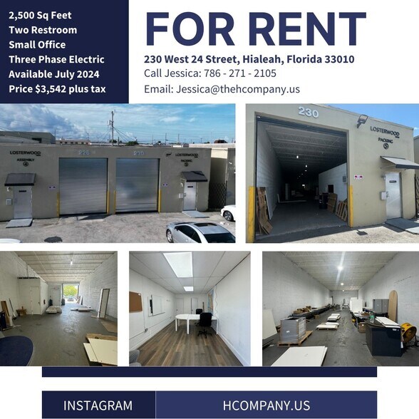 More Photos Of 230-226 W 24th St, Hialeah Warehouse For Lease