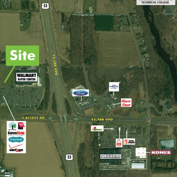 Primary Photo Of 2501 West Ave, Rice Lake Land For Sale