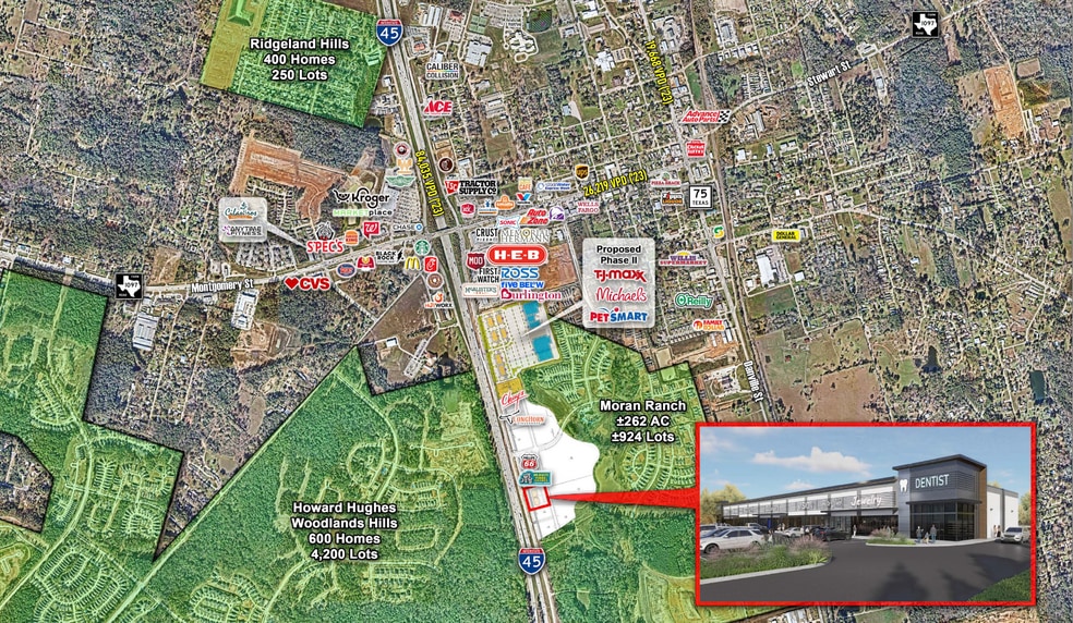 More Photos Of I-45 & FM 1097, Willis General Retail For Lease