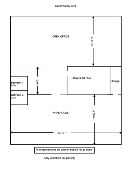 More Photos Of 615 S Victory Blvd, Burbank Loft Creative Space For Sale