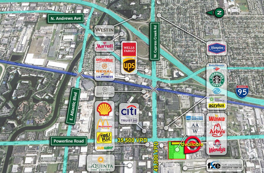 More Photos Of 6001 Powerline Rd, Fort Lauderdale Showroom For Lease