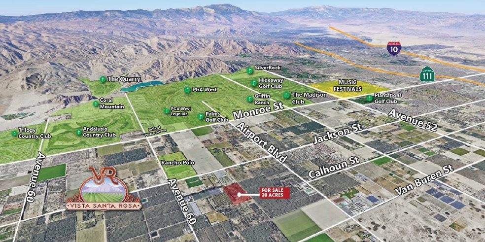 Primary Photo Of Airport Blvd., Vista Santa Rosa Land For Sale