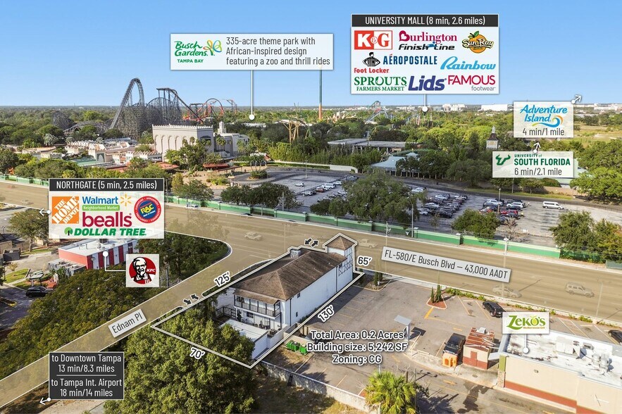 More Photos Of 3601 E Busch Blvd, Tampa Storefront Retail Office For Lease