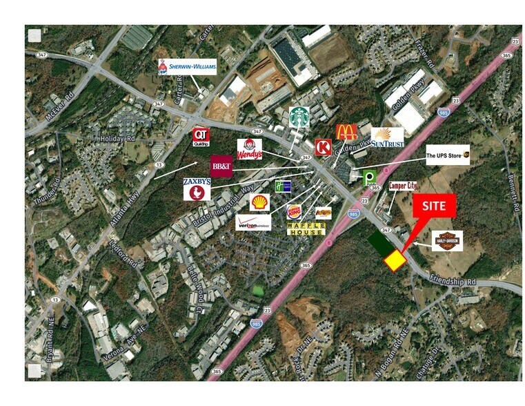 Primary Photo Of Friendship Rd at I-985, Buford Land For Sale
