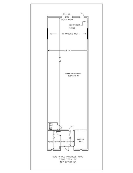 More Photos Of 6012 Old Pineville Rd, Charlotte Light Distribution For Lease
