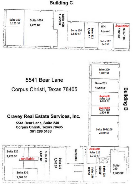 More Photos Of 5541 Bear Ln, Corpus Christi Flex For Sale