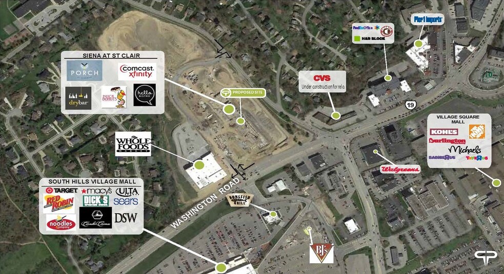 More Photos Of 1800 Washington Rd, Pittsburgh Storefront Retail Office For Lease
