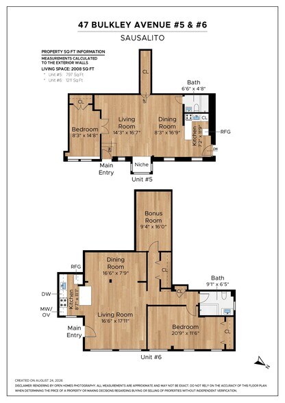 More Photos Of 47 Bulkley Ave, Sausalito Apartments For Sale
