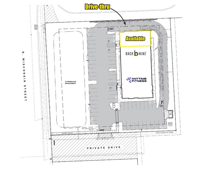 More Photos Of 825-833 N Wisconsin St, Elkhorn Freestanding For Lease