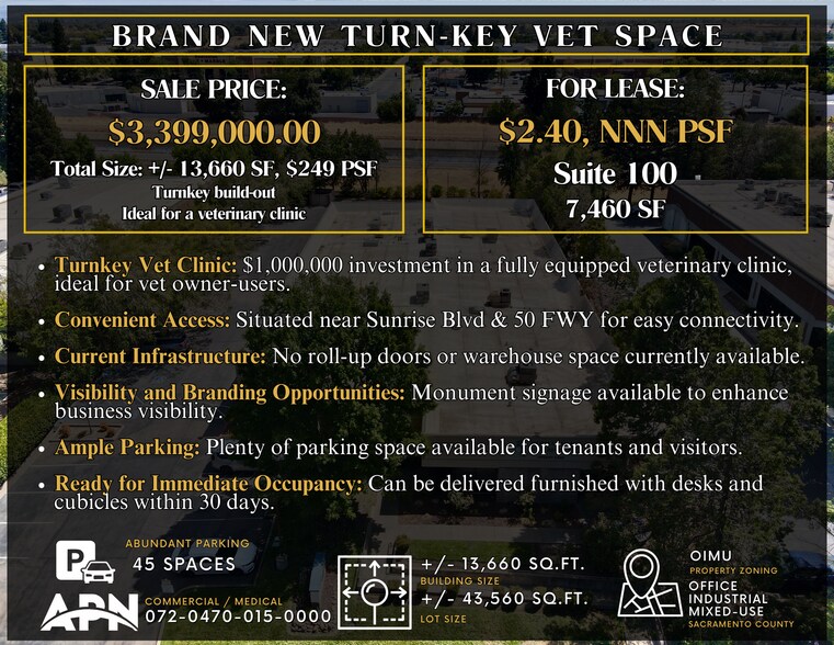 More Photos Of 3017 Gold Canal Dr, Rancho Cordova Medical For Lease