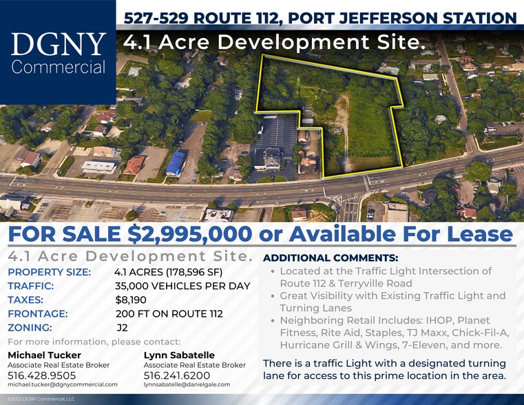 Primary Photo Of 527-529 Route 112, Port Jefferson Station Land For Sale