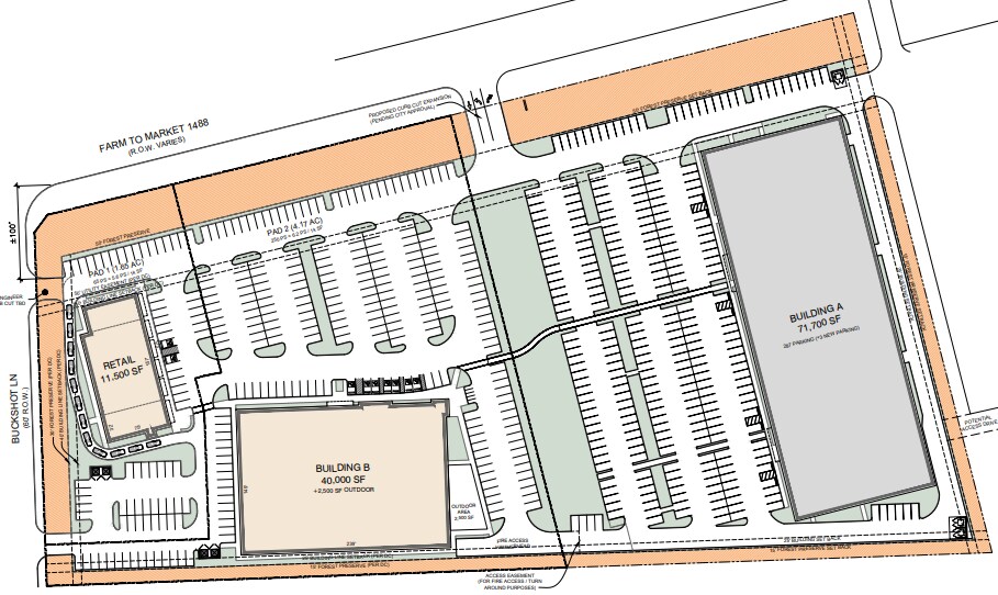 More Photos Of 3905 FM 1488, Magnolia Storefront Retail Office For Lease