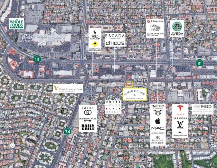 More Photos Of 73255 El Paseo, Palm Desert Storefront Retail Office For Lease