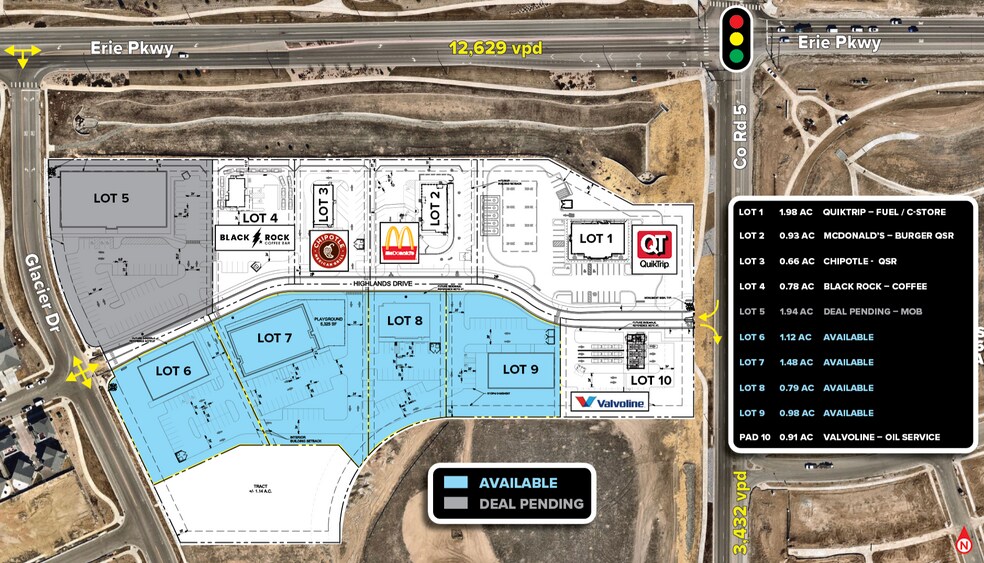 Primary Photo Of Erie Pkwy and County Road 5, Erie Land For Sale