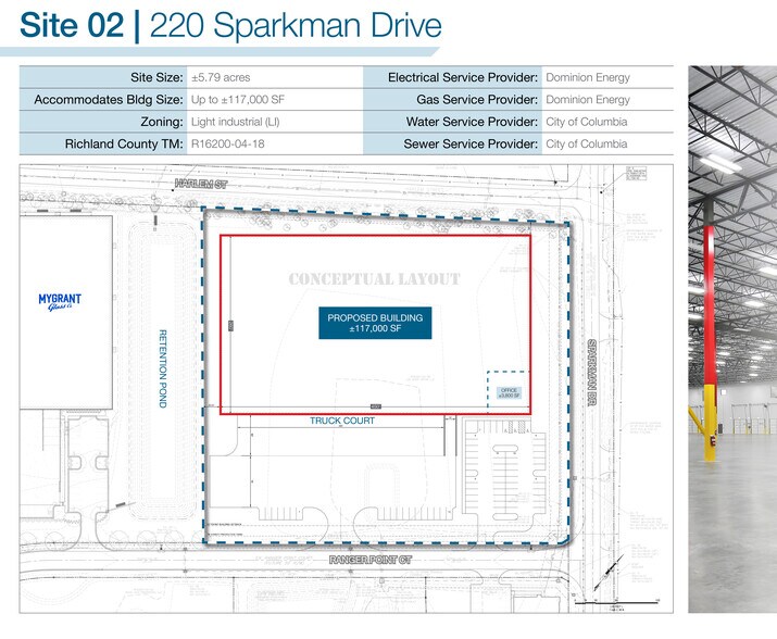 More Photos Of 220 Sparkman Dr, Columbia Distribution For Lease
