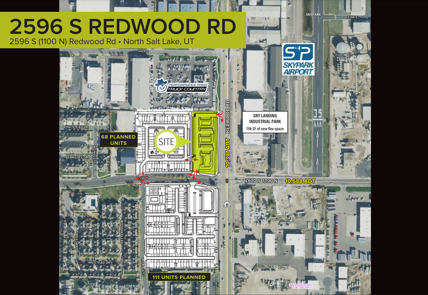 Primary Photo Of 2596 S Redwood Rd, North Salt Lake Land For Sale