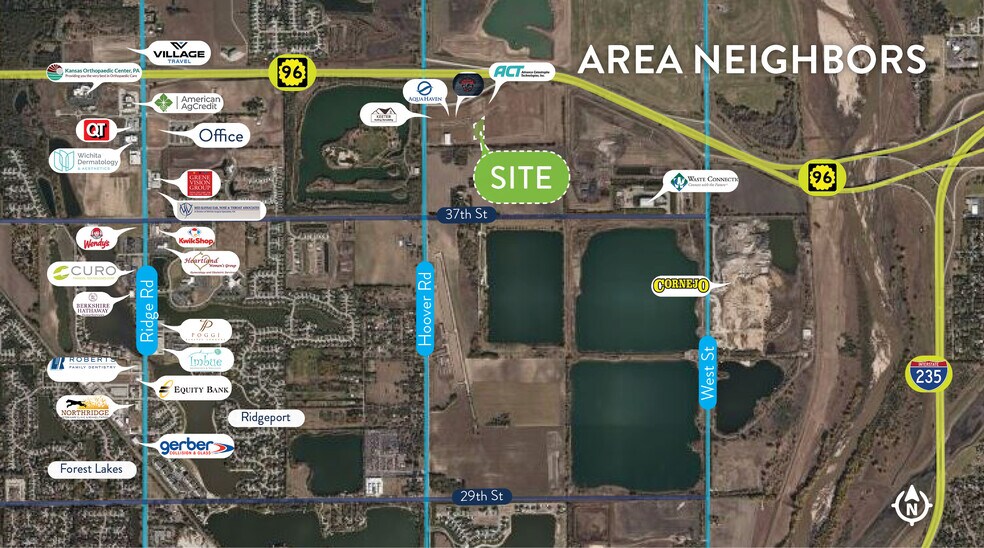 More Photos Of Hoover Rd & K-96 Lot 5, Wichita Land For Sale